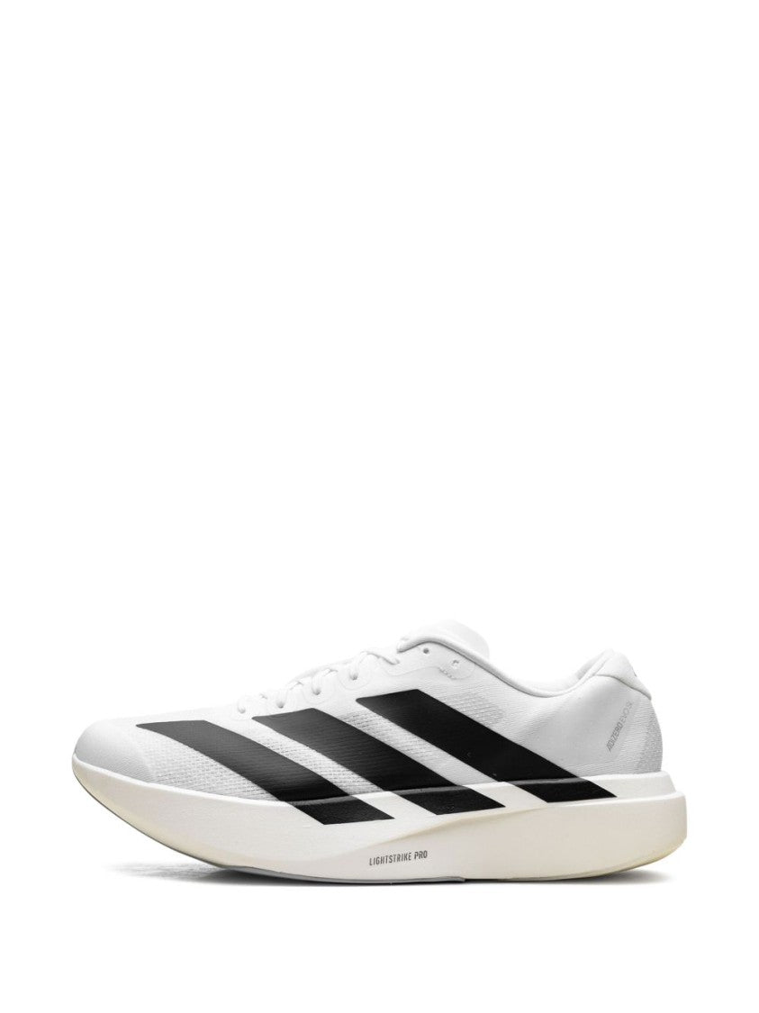 Adidas Adizero Evo White Sneakers With Signature 3-Stripes