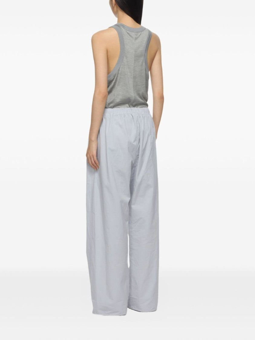 Carven Grey Silk Tank Top