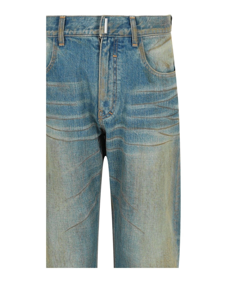 Givenchy Straight-Fit Vintage Wash Jeans