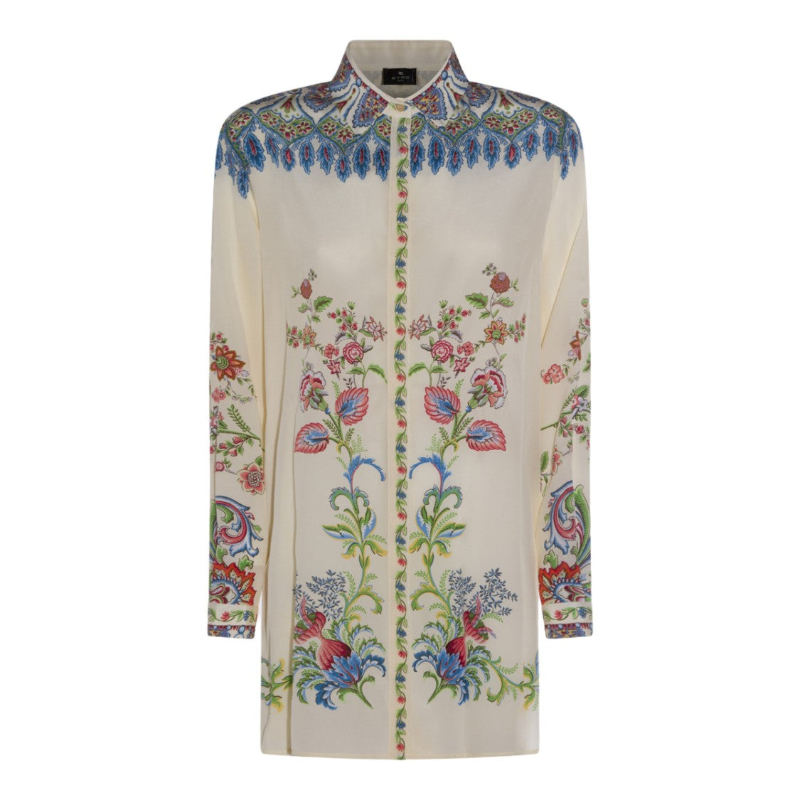 Etro Tailored Red Button-Down Shirt With Classic Fit