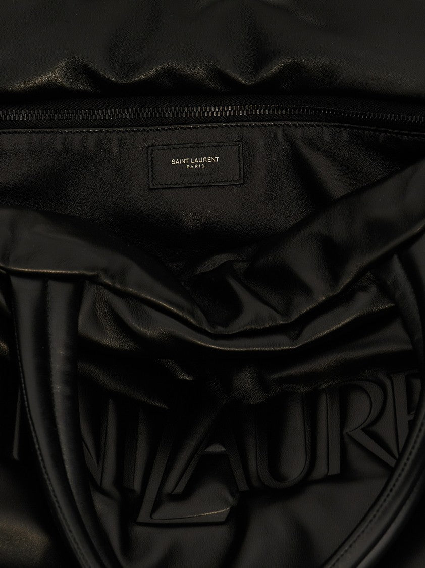 Saint Laurent Appa Leather Shopping Bag