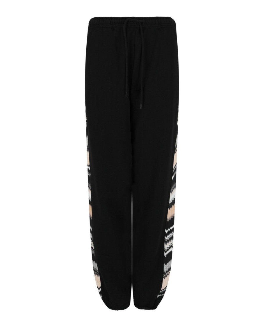 M Missoni Chevron Patterned Trim Joggers