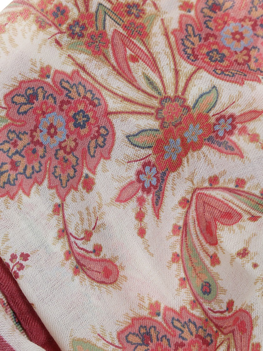 Etro Tosca Printed Wool-Blend Scarf
