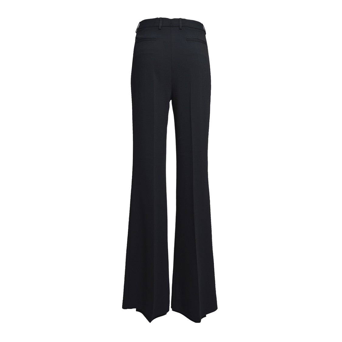 Etro Black Viscose Blend Flared Trousers