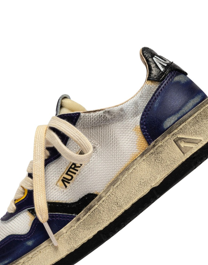 Autry White Leather Mesh Medalist Sneakers