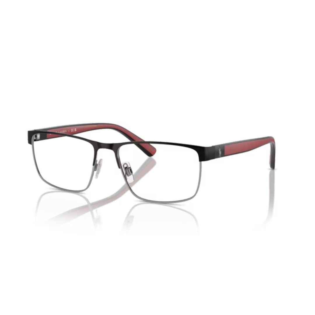 Polo Ralph Lauren 0Ph1229 Rectangular Black Metal Eyeglass Frames