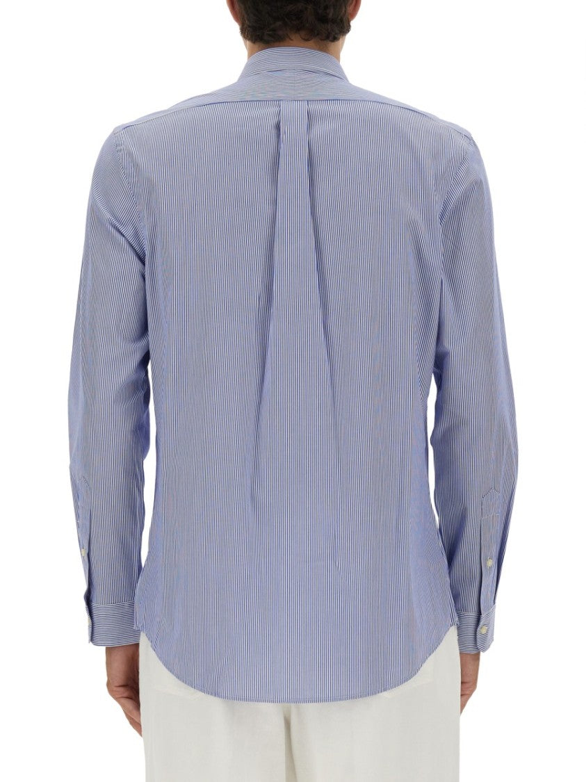 Polo Ralph Lauren Tailored Long-Sleeve Button-Up Shirt With Signature Logo