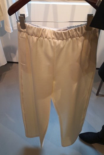 Max Mara Cropped Wide-Leg Trousers With Elastic Waistband