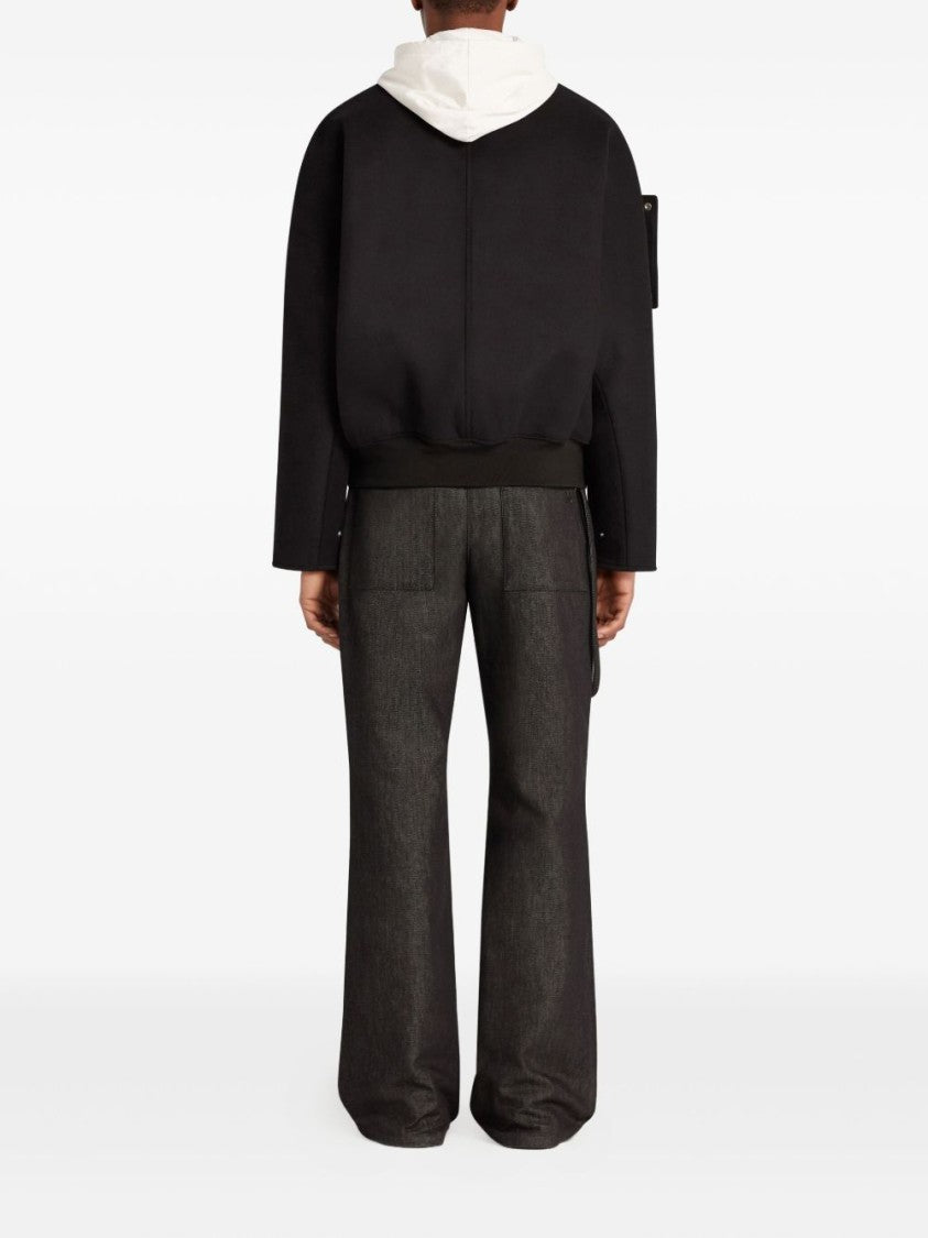 Courrèges Pointed Collar Black Jacket