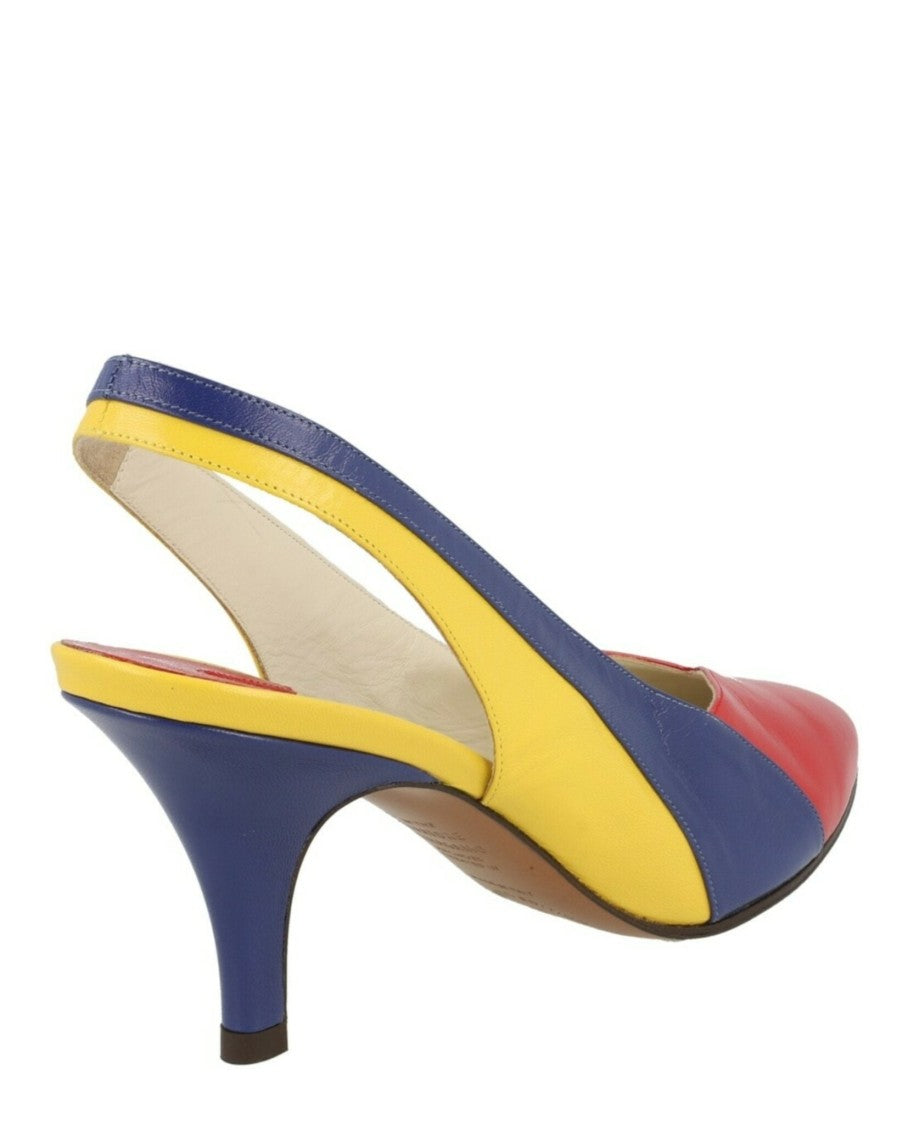 Ferragamo Partenope  Archive Limited Edition 1980'S Slingback Pumps