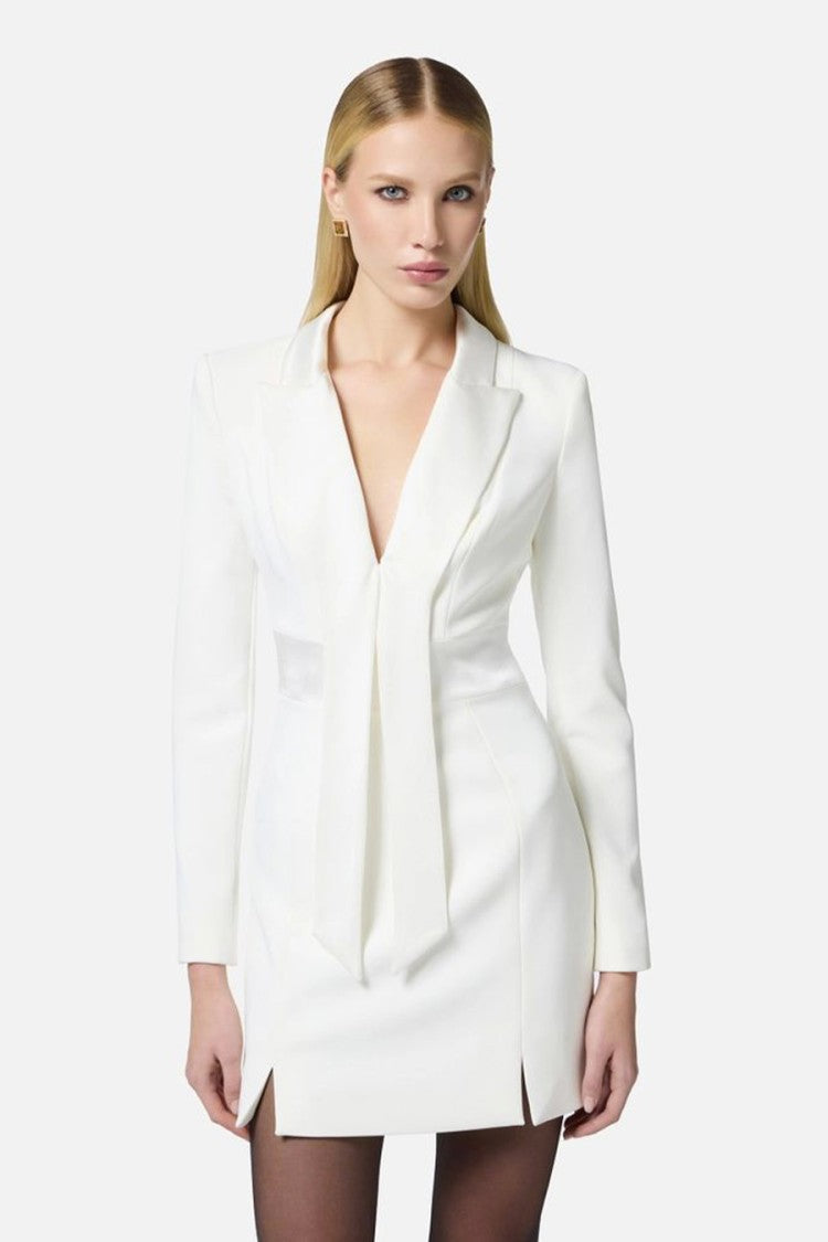 Elisabetta Franchi Mini Dress With Tailored Silhouette