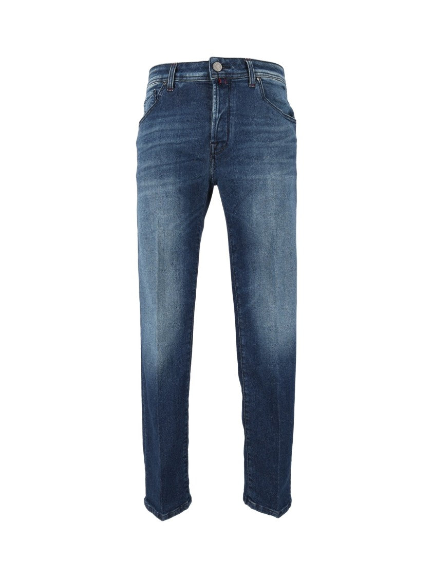 Jacob Cohen Scott Cropped Slim-Fit Jeans