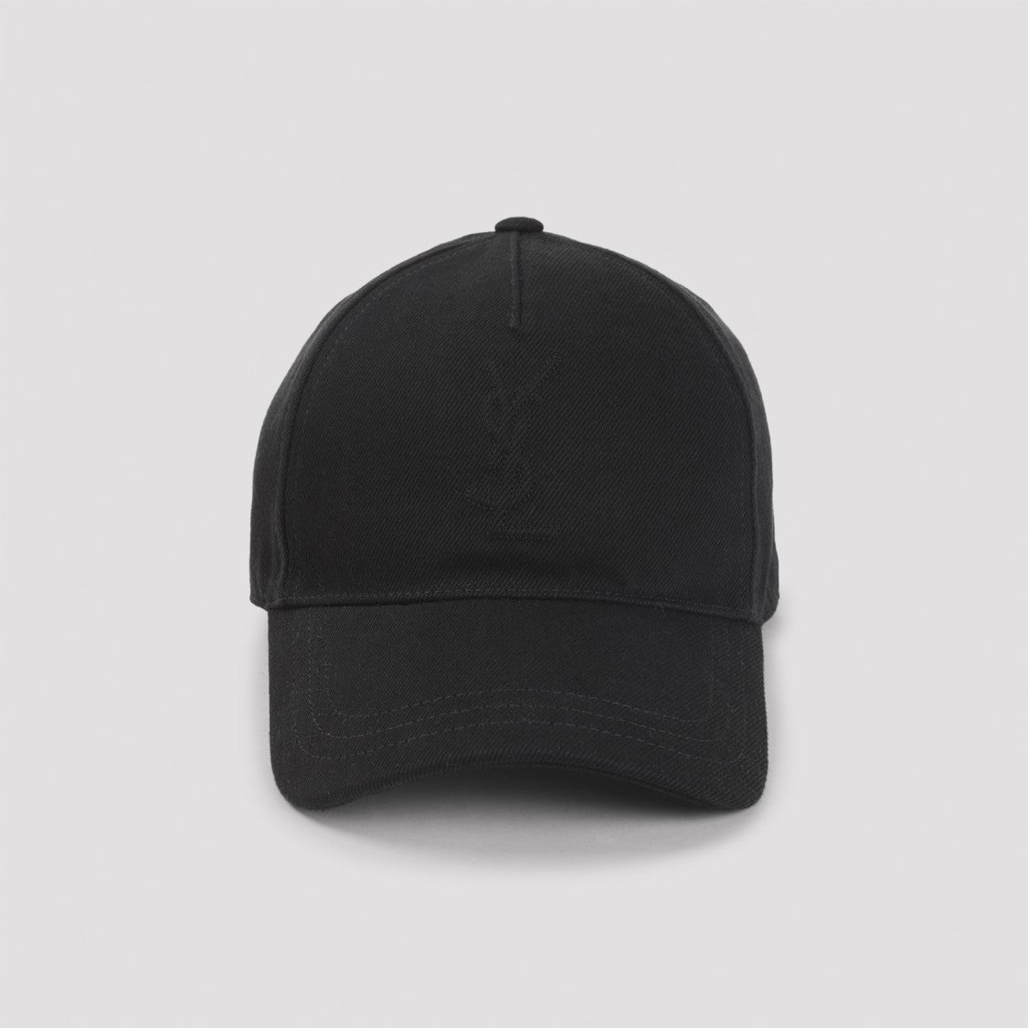 Saint Laurent Structured Black Baseball Cap