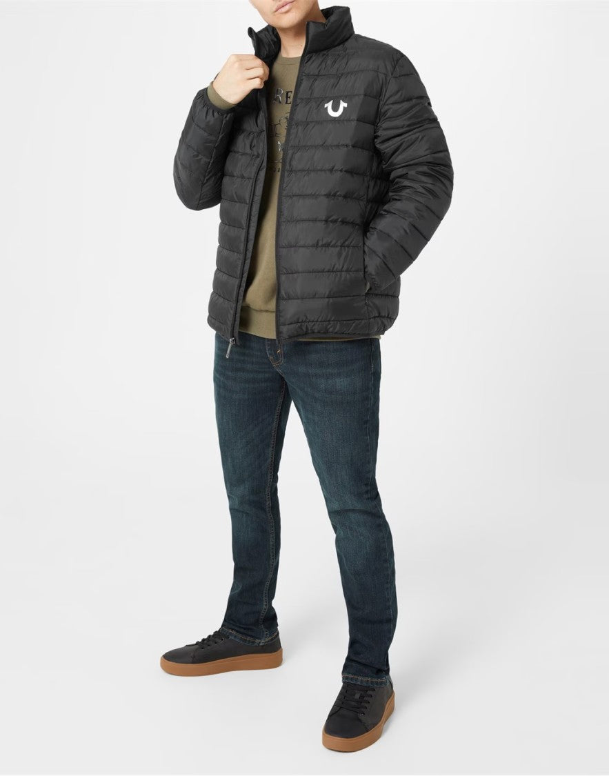 True Religion Horseshoe Logo Puffer Jacket