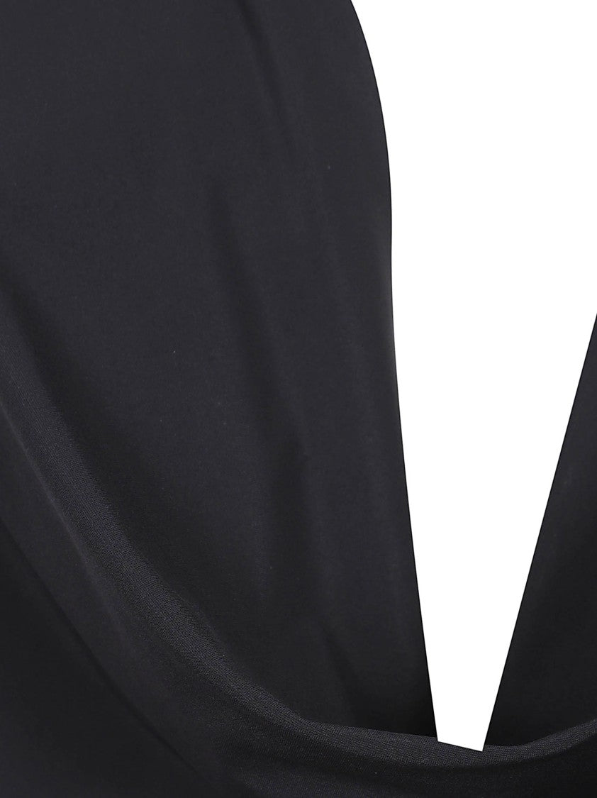 Amazuin Deep Plunge Neckline Bodysuit