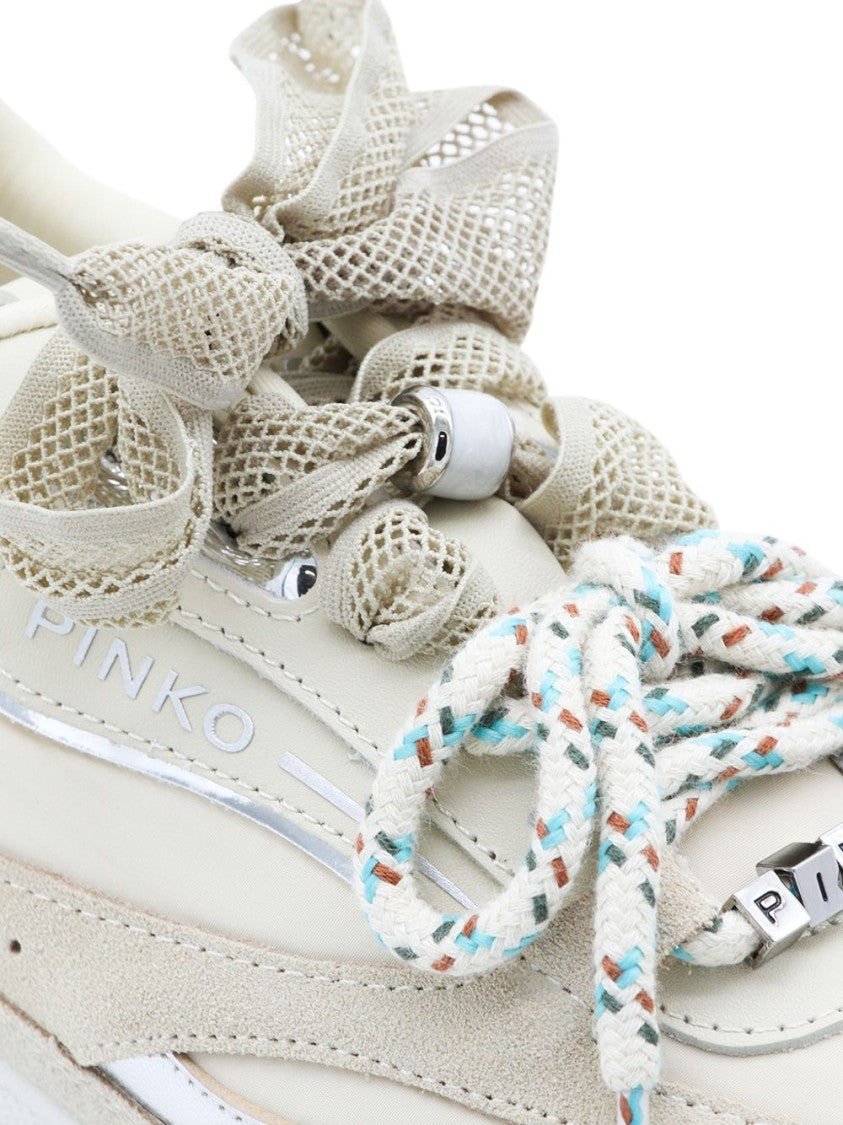 Pinko Flat Shoes With Unique Dual-Lace