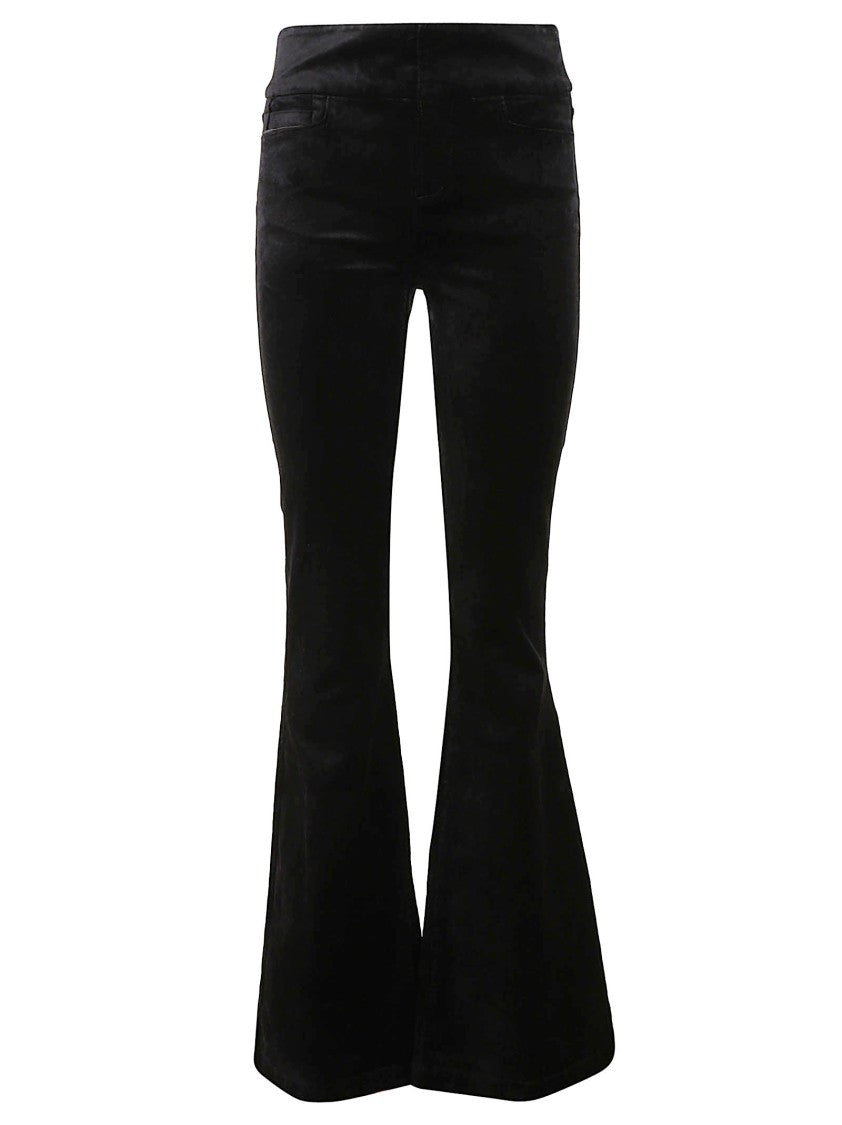 Paige Flared Pants With Fitted Silhouette And Classic Pockets