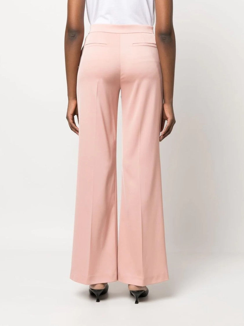 Pinko Pink Pinto Flared Leg Trousers