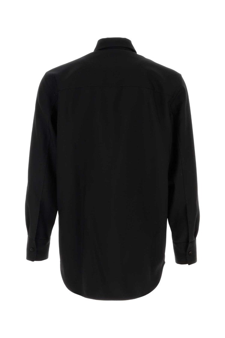 Jil Sander Black Wool Shirt