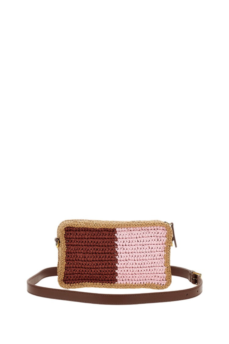 Marni Pink Burgundy Seaside Camera Bag