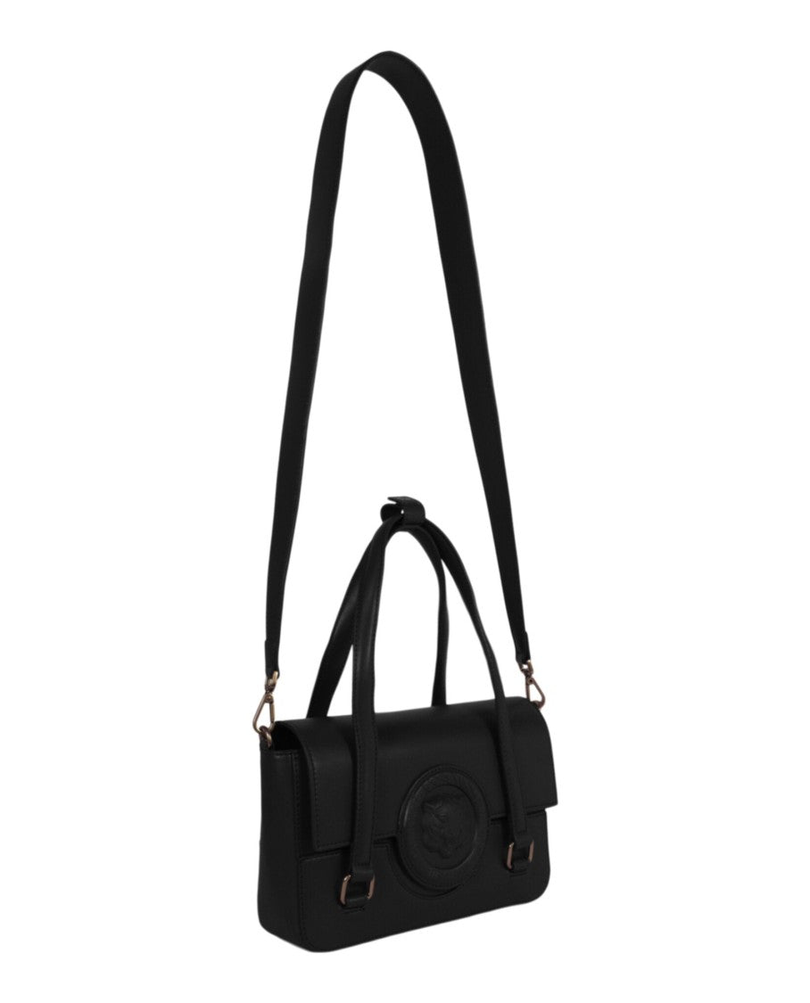 Just Cavalli Monochromatic Logo Small Shoulder Bag