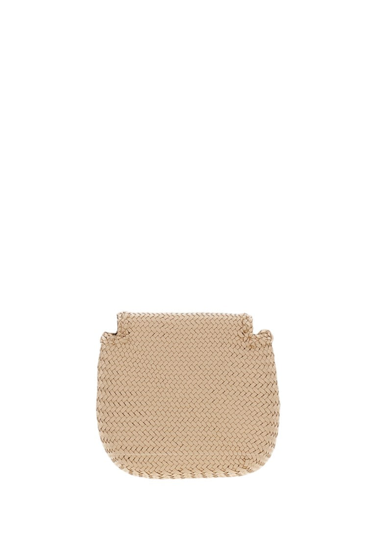 Dragon Diffusion Mini City Shoulder Bag With Woven Leather Texture