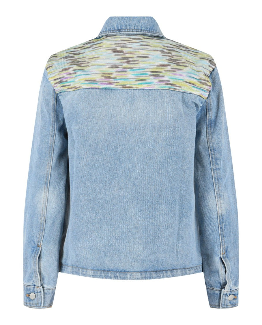 M Missoni Ombre Trim Denim Jacket