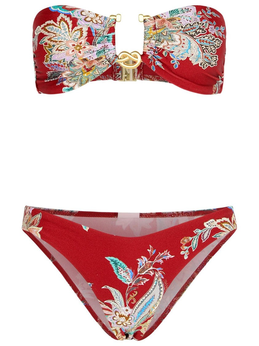 Zimmermann Rihannon' Red Polyamide Blend Bikini