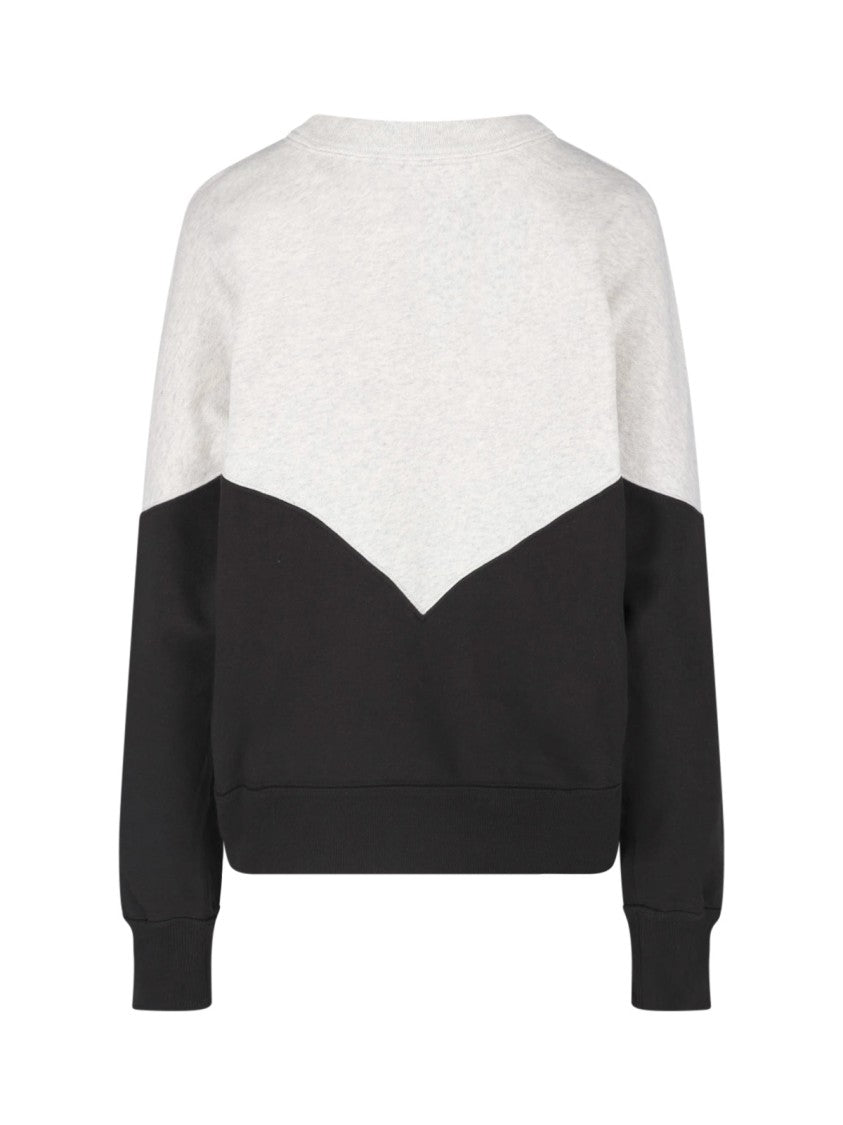 Isabel Marant Étoile Two-Tone Chevron Pattern Sweater