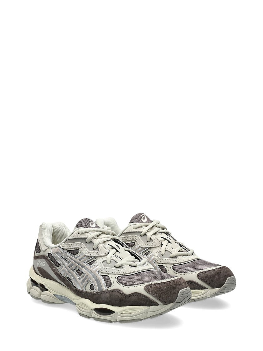 Asics Layered Design Sneakers With Gel Cushioning And Textured Accents