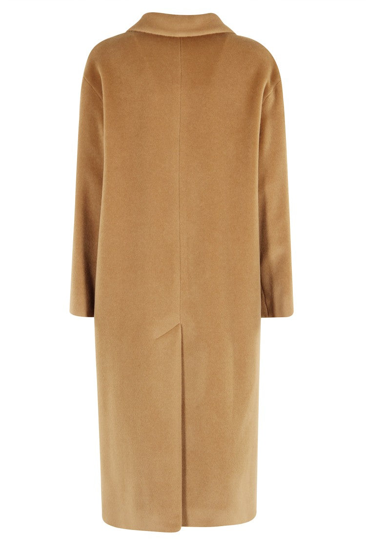 Tagliatore Beige Wool Overfit Coat