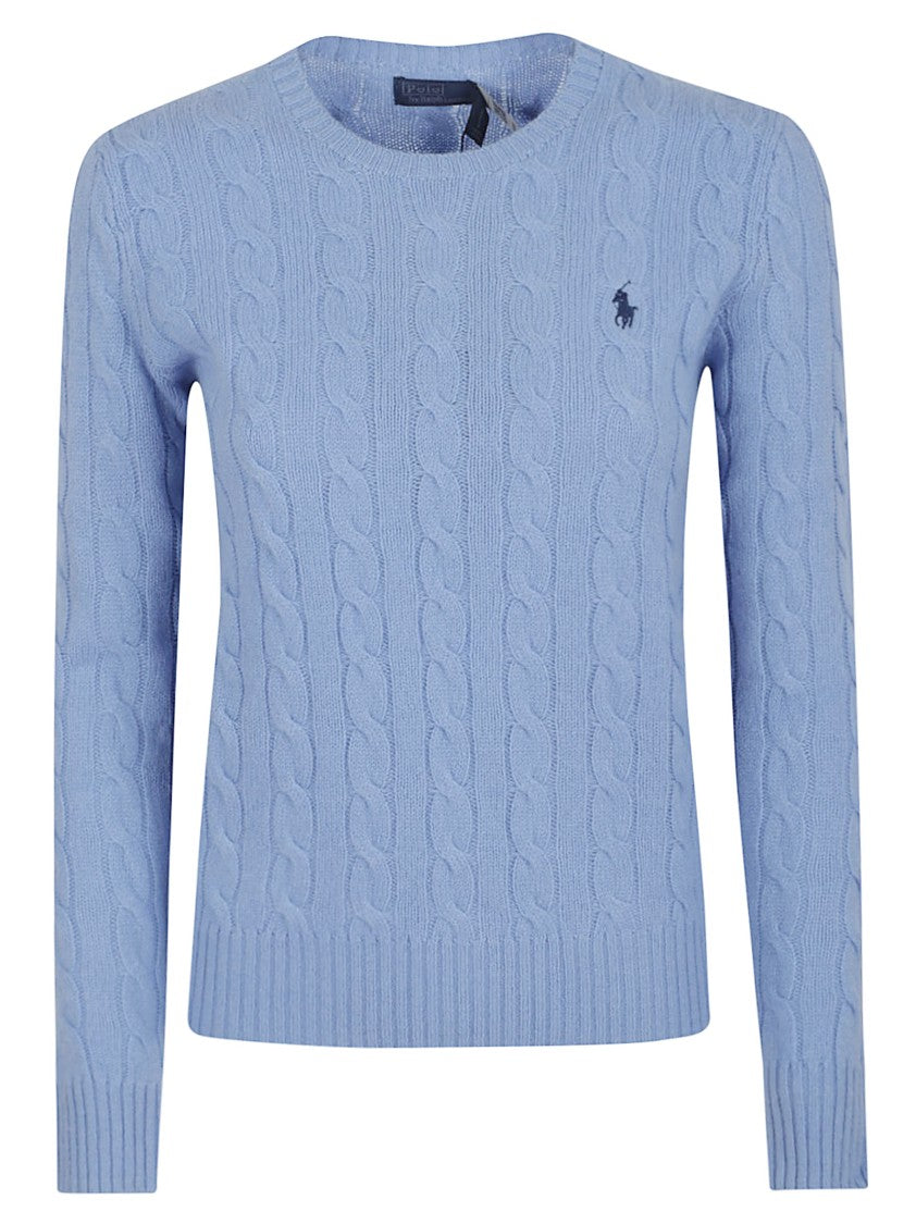 Polo Ralph Lauren Light Blue Cable-Knit Sweater