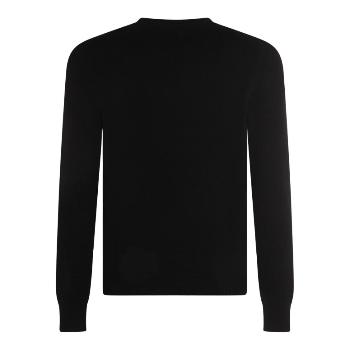 Malo Fitted Ribbed Long-Sleeve Crew Neck Sweater