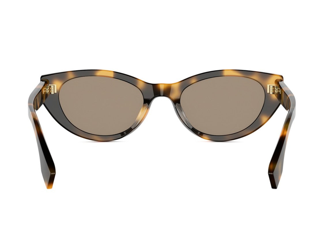 Fendi Fe40209i Tortoiseshell Cat-Eye Acetate Sunglasses