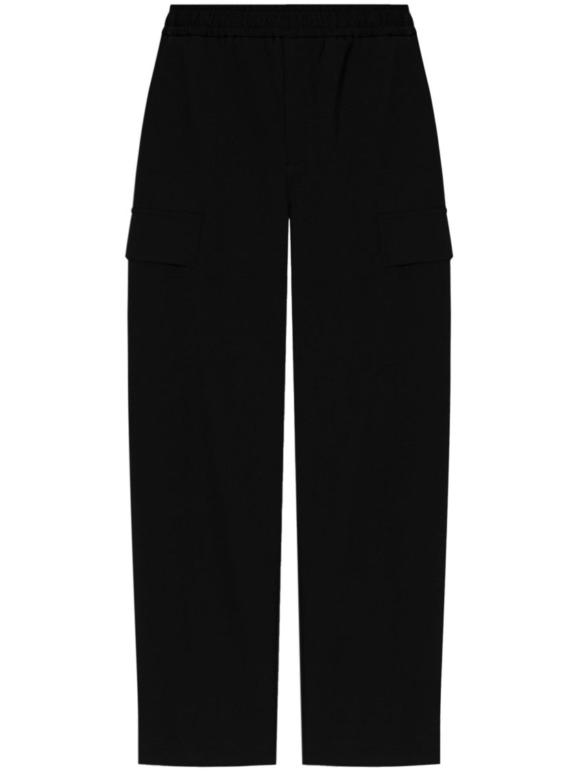 Dolce & Gabbana Regular Fit Black Virgin Wool Trousers