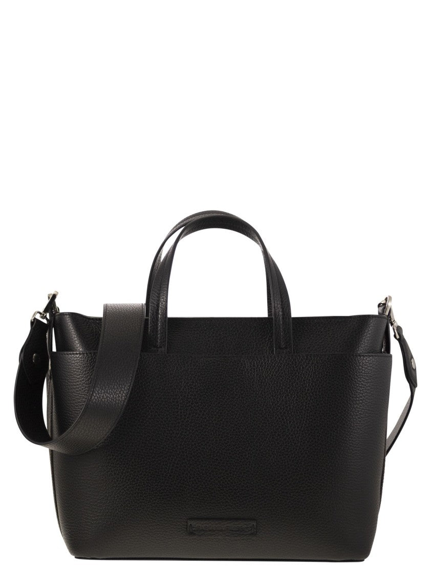 Fabiana Filippi Leather Bag With Diamond Thread