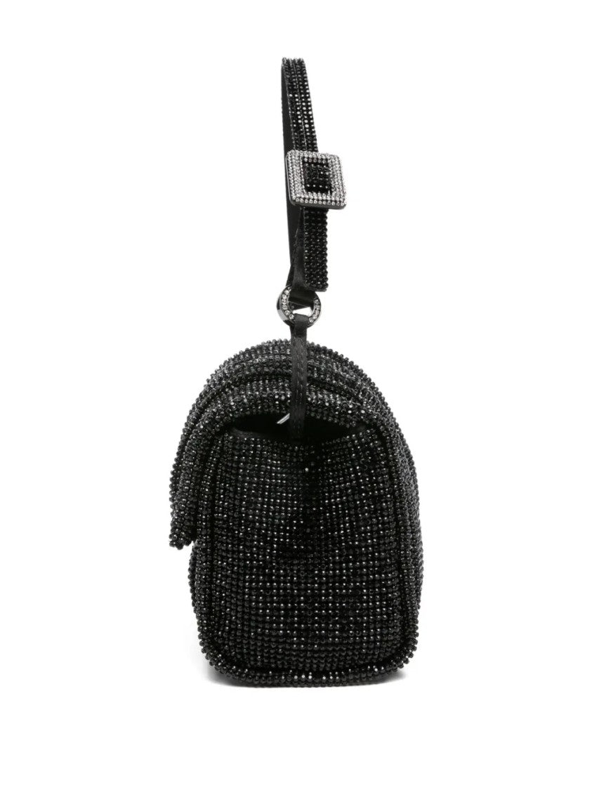 Benedetta Bruzziches Structured Top Handle Detachable Strap Handbag