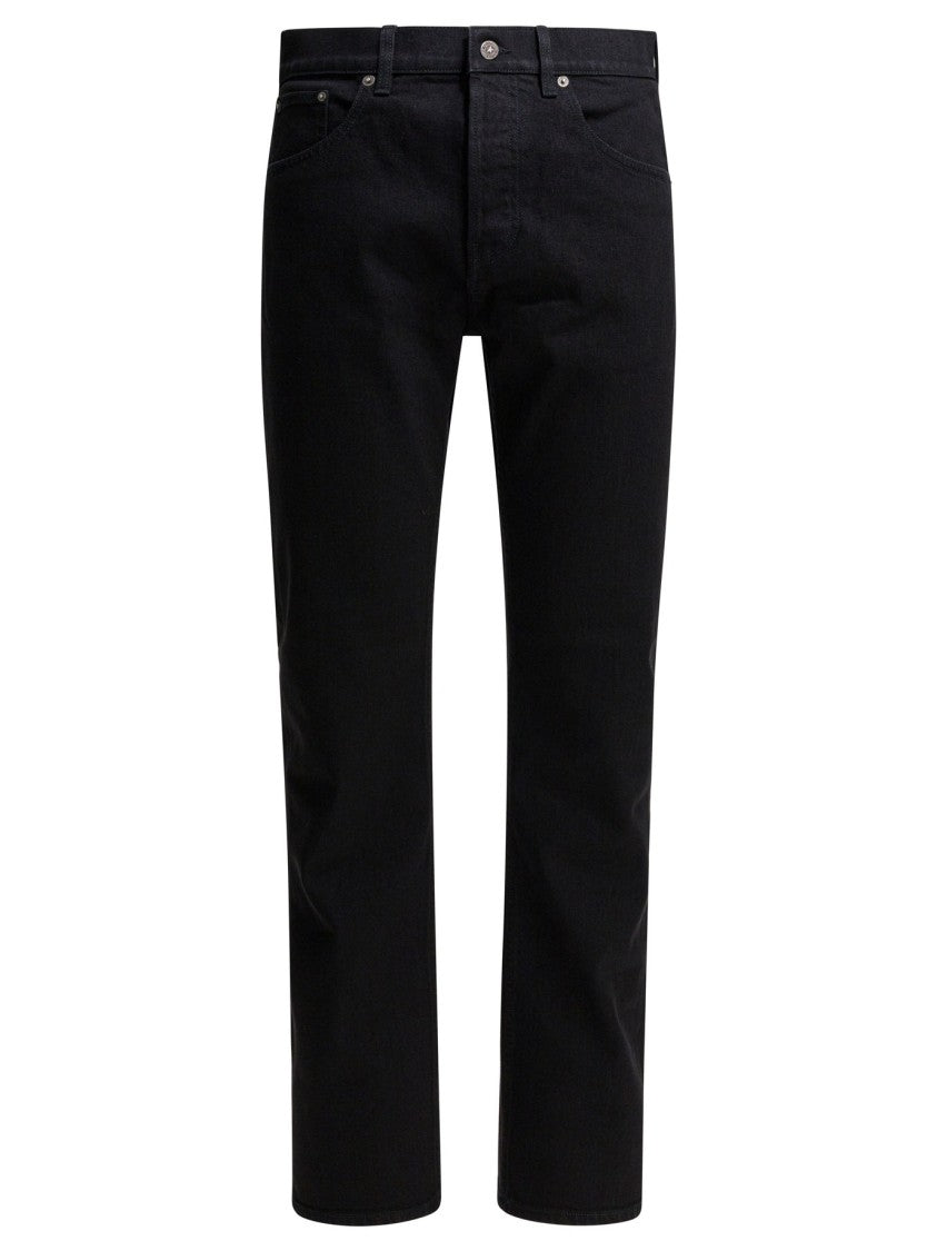 Golden Goose Sleek Black Trousers With Modern Fit And Five-Pocket Design