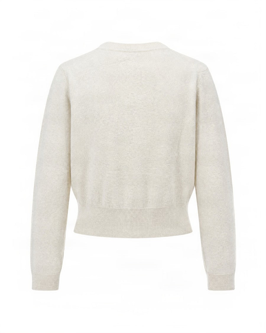 Isabel Marant Étoile Cropped Button-Closure Cardigan With Round Neckline