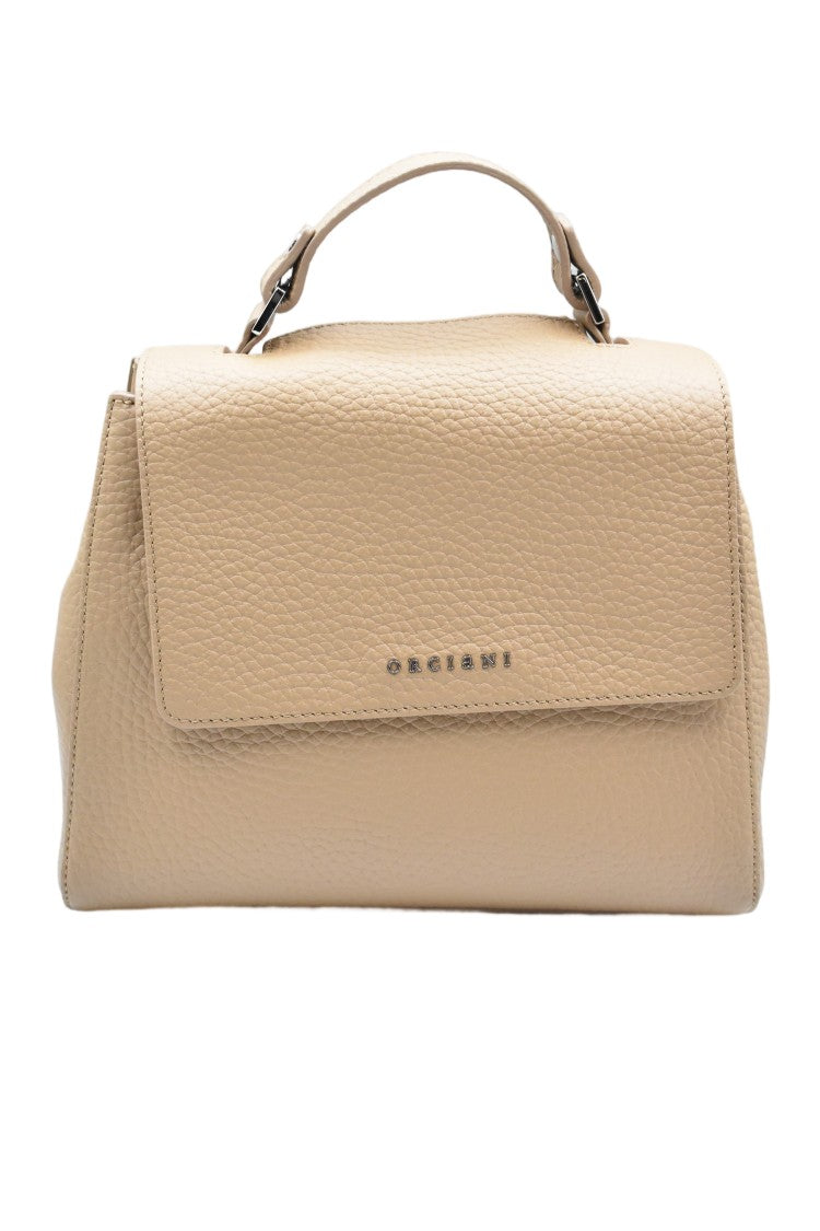 Orciani Beige Small Sveva Soft Hidden Handbag