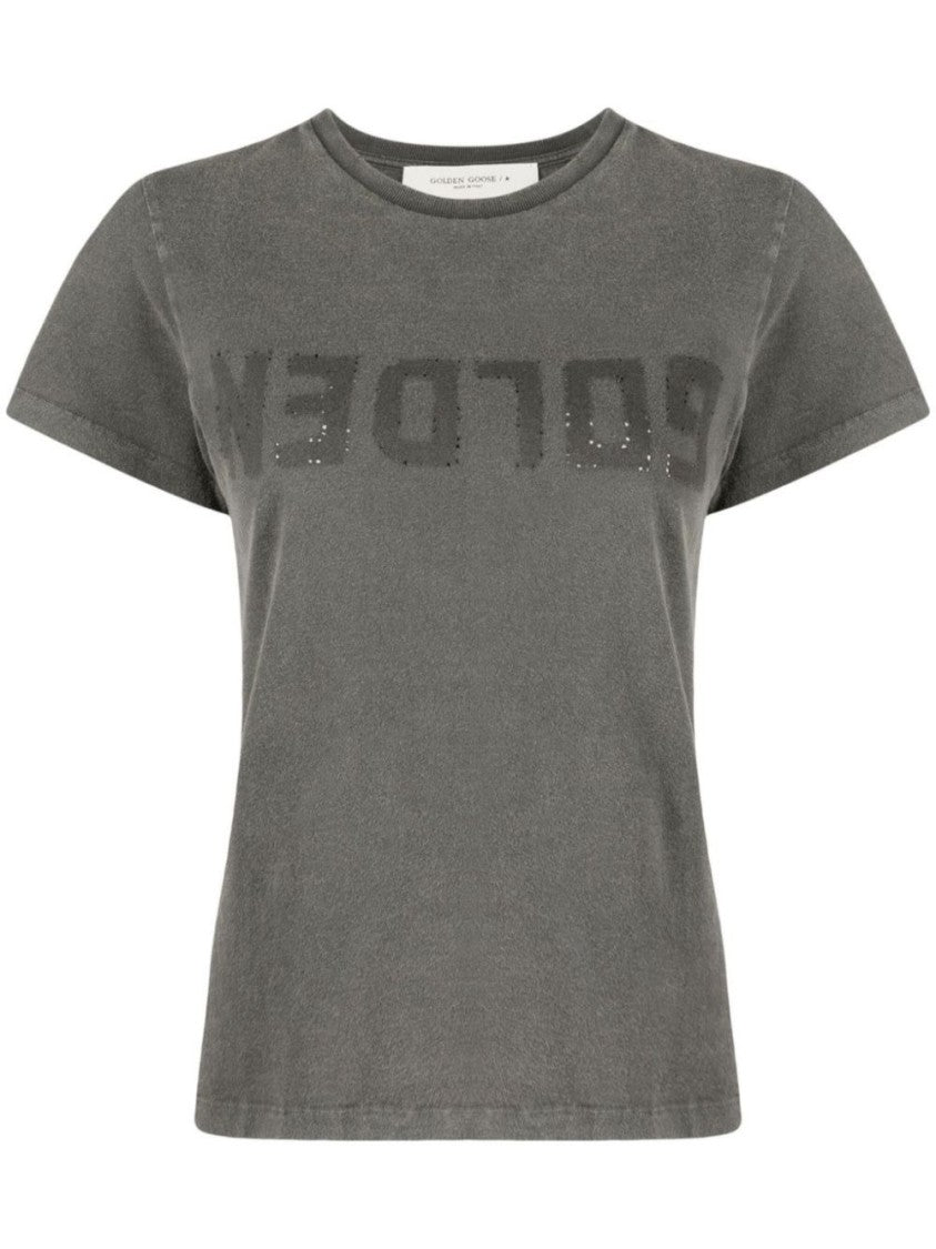 Golden Goose Logo-Print Cotton T-Shirt
