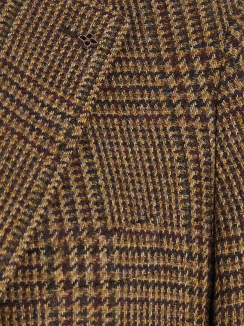 Tagliatore Green Montecarlo Checked Blazer
