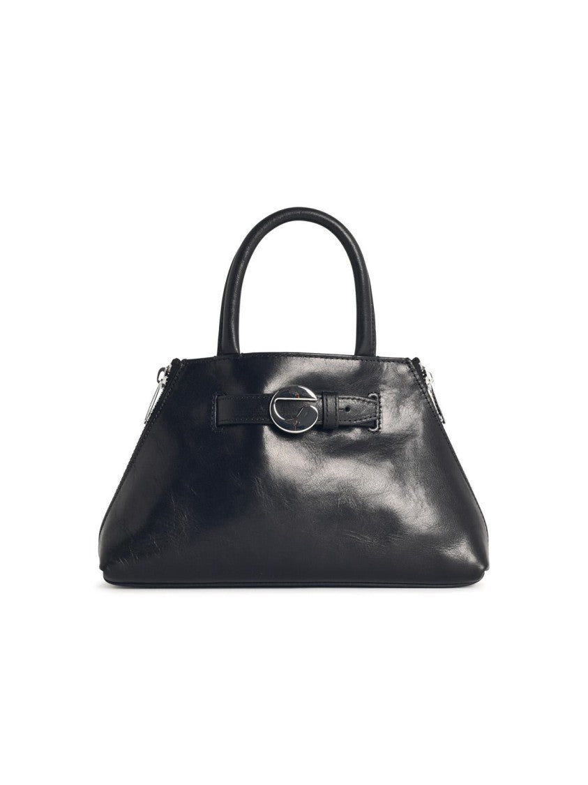Coperni Data' Mini Bag In Black Leather