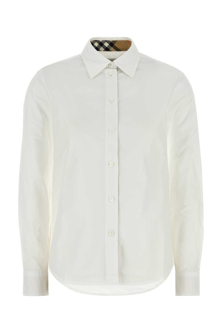 Burberry White Poplin Shirt