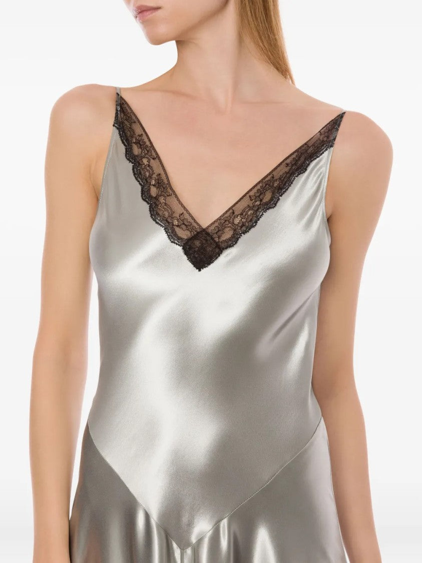 Alberta Ferretti Flowing Silhouette Delicate Draping Dress