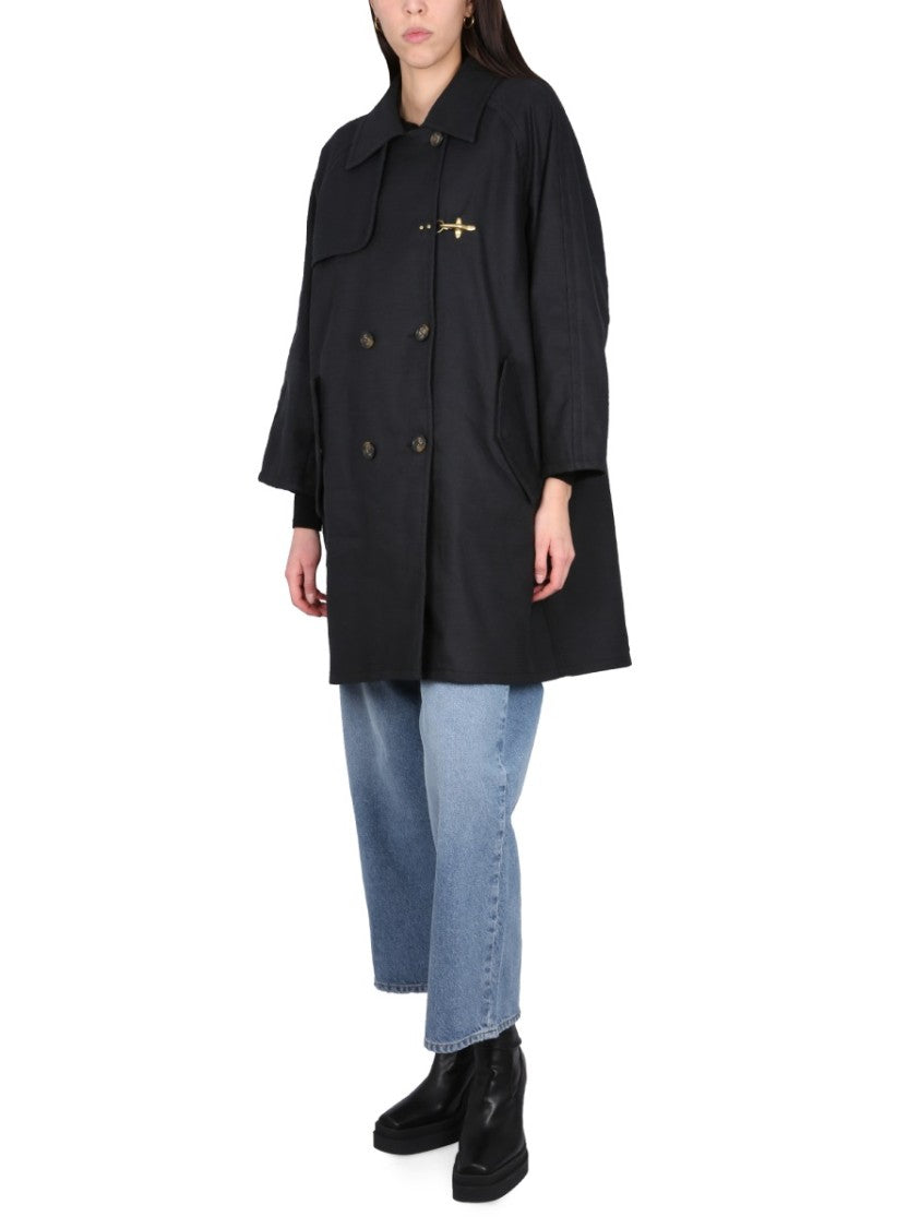 Fay Double-Breasted Trench Coat