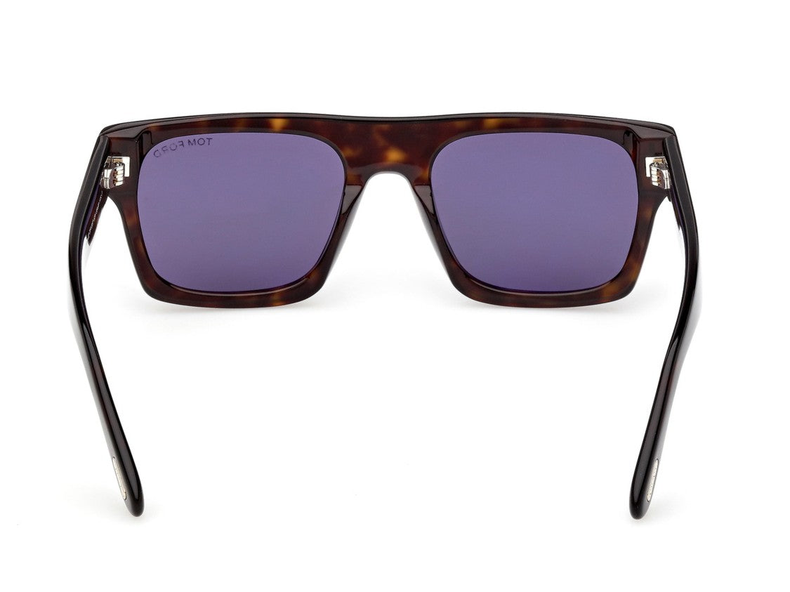 Tom Ford Ft1337 Oversized Square Tortoiseshell Sunglasses