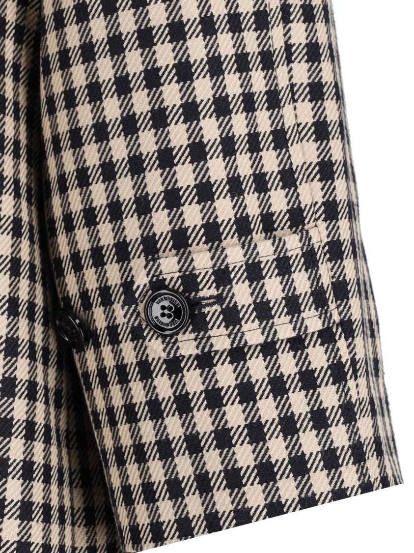 Valentino Single-Breasted Coat – Beige