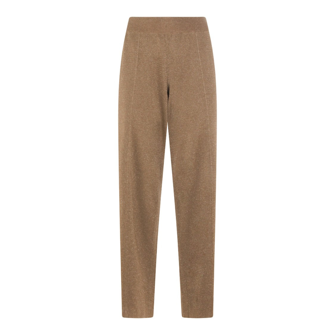 Fabiana Filippi Relaxed Fit Viscose Trousers With Vertical Seam Detailing