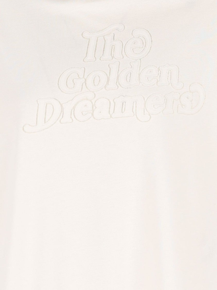 Golden Goose Slim Long T-Shirt With Burned Out Jersey